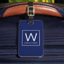 Search for family luggage tags Initial