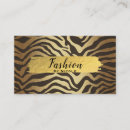 Search for zebra print business cards Elegant