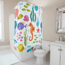 Search for aquarium shower curtains Cartoon
