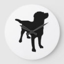 Recherche de silhouette de chien horloges Dog