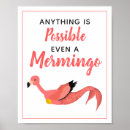 Search for whimsical pink flamingo art Flamingos