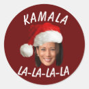 Search for funny face stickers Santa