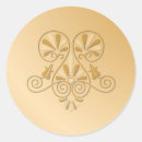 Search for gold embossed stickers Golden