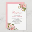 Search for pink and gold christening invitations Girls