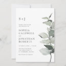 Recherche de elegant botanical mariage invitations Aquarelle