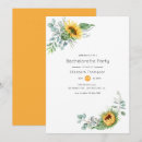 Search for sunflower bachelorette party invitations Watercolor