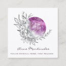 Search for purple moon business cards Watercolor