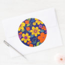 Search for retro colour stickers Flowers