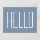 Search for hello typography postcards Simple