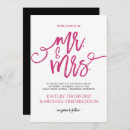 Search for pink and black wedding invitations Typography