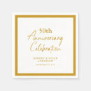 Search for 50th anniversary napkins Simple