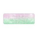 Search for silver star return address labels Glitter