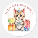 Search for birthday hat stickers Watercolor