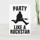 Search for rock guitar birthday cards Rockstar