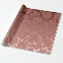 Search for metallic rose gold wrapping paper Modern