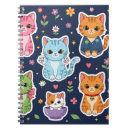 Search for kawaii cat notebooks Funny