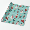 Search for elves wrapping paper Snowman