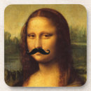 Recherche de mona lisa dessous de verres Humour