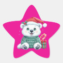 Search for cute polar bear stickers Festive