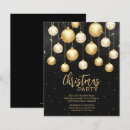 Search for retro seasonal invitations Black and gold