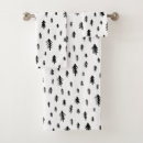 Search for black and white christmas bath towels Forest