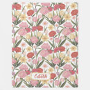 Recherche de fleur lys couvertures plaids Rose