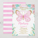 Search for pink and gold tea party invitations Butterfly