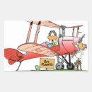 Search for cartoon plane stickers Flying