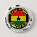 Recherche de drapeau ghana badges Patriotique