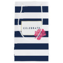 Search for pink and navy gift bags Watercolor