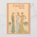 Search for vintage fashion postcards Illustration