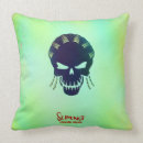 Recherche de tête de crâne coussins Escadron de suicide