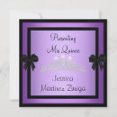 Search for black and purple invitations Sparkles