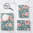 Search for vintage botanical wrapping paper Wildflower