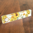 Search for sunflower name plates Watercolor