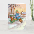 Search for vintage lady christmas cards Xmas