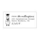 Search for llama rubber stamps Return address
