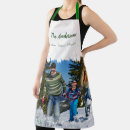 Search for holidays aprons Green and white