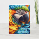 Search for macaw birthday cards Feathers