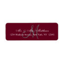 Search for mr mrs return address labels Minimal
