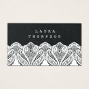 Recherche de forme de coeur cartes visite Blanc