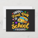 Search for school bus driver thank you cards First