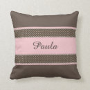 Search for pink and brown pillows Pretty