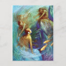 Search for retro mermaid postcards Ocean