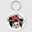 Search for roller derby keychains Skull