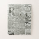 Search for vintage newspaper puzzles Antique