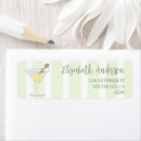 Search for martini return address labels Green