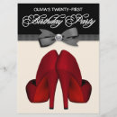 Search for black tie birthday invitations Red