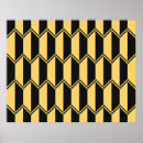 Search for black and white deco posters Geometric
