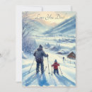 Search for child skiing postcards Watercolor